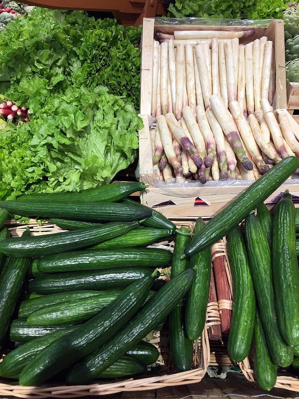 salad variety leaves fresh london market