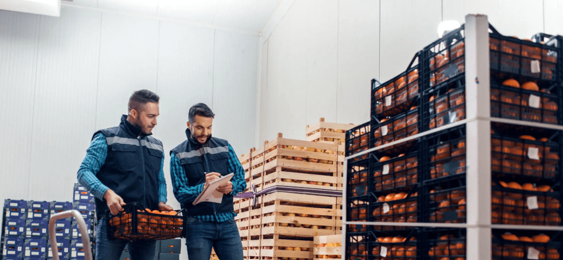 Fresh produce delivery for wholesale customers